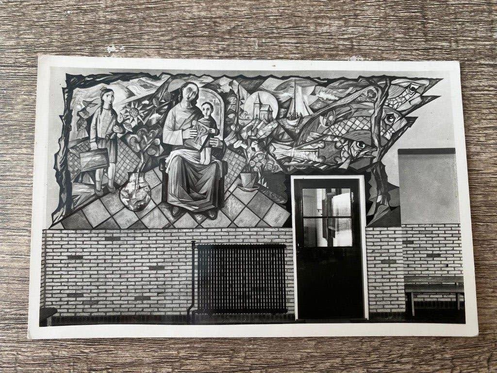 Ansichtkaart Sint Josephschool Ell, Verzamelen, Ophalen of Verzenden, 1980 tot heden, Ongelopen, Limburg