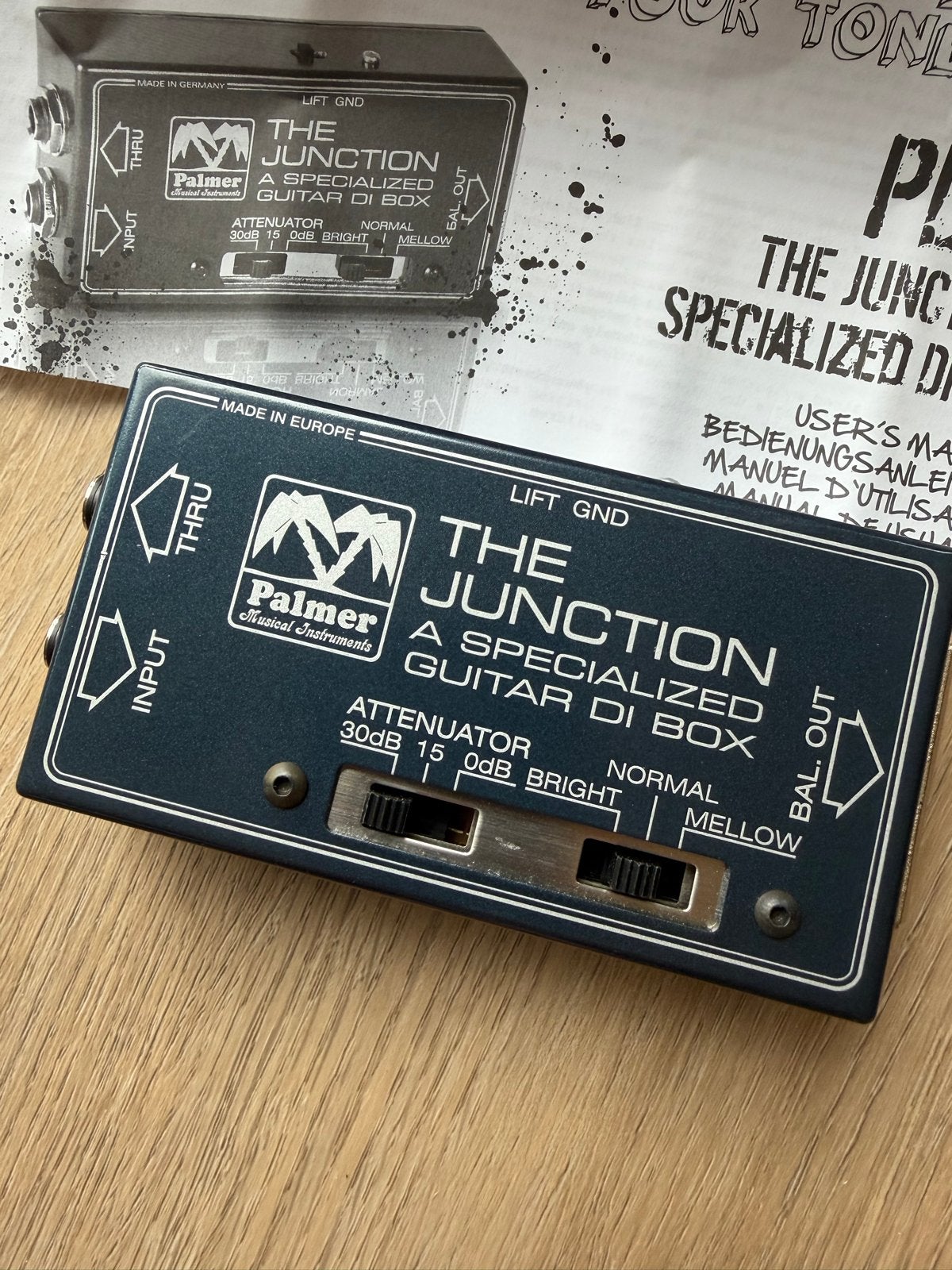 Palmer The Junction PDIO9 Specialized Guitar DI Box, Ophalen of Verzenden, Zo goed als nieuw, Overige typen