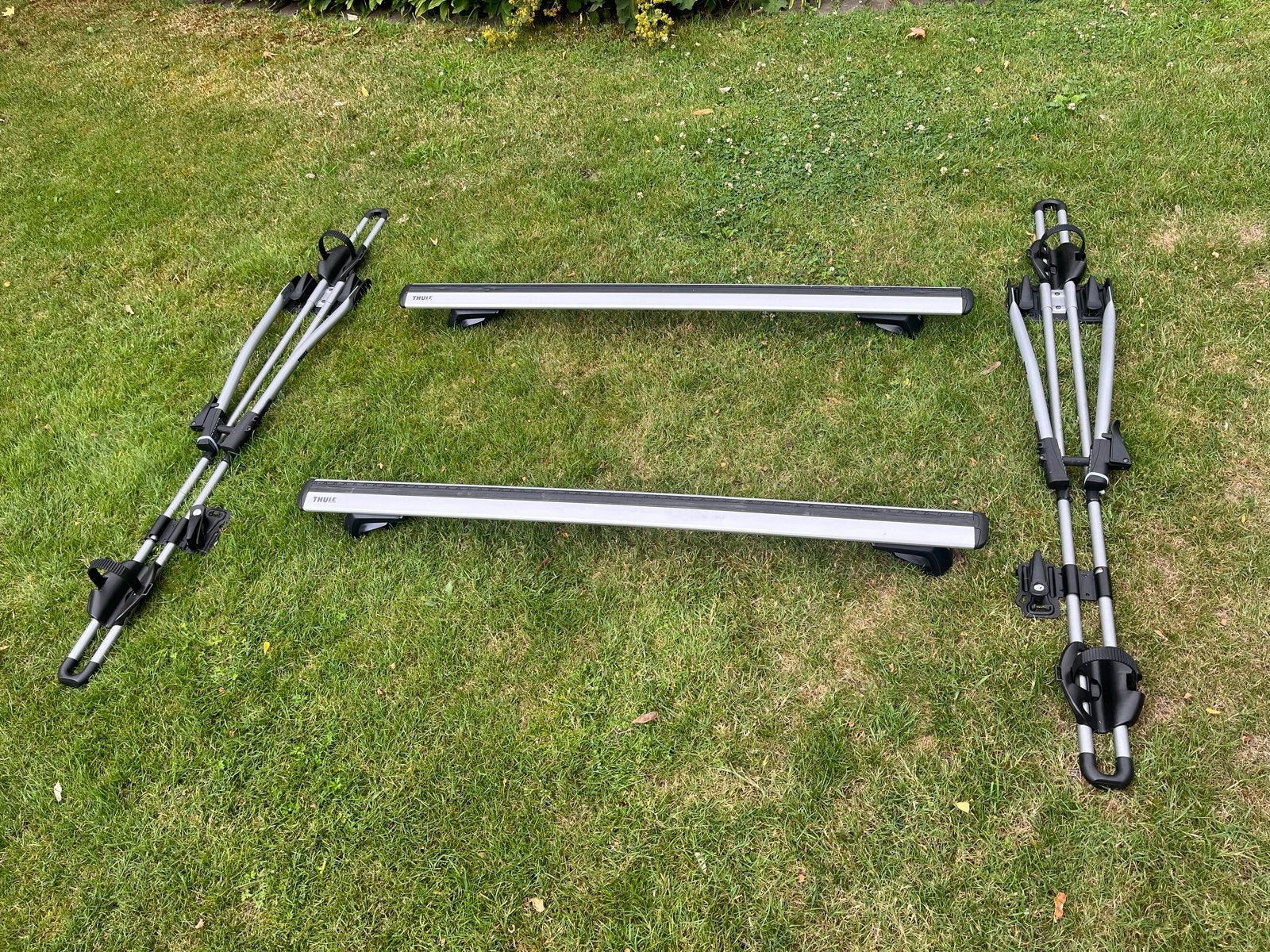 THULE dakdragers en fietsdragers - Zo goed als nieuw, Auto diversen, Dakdragers, Ophalen, Zo goed als nieuw