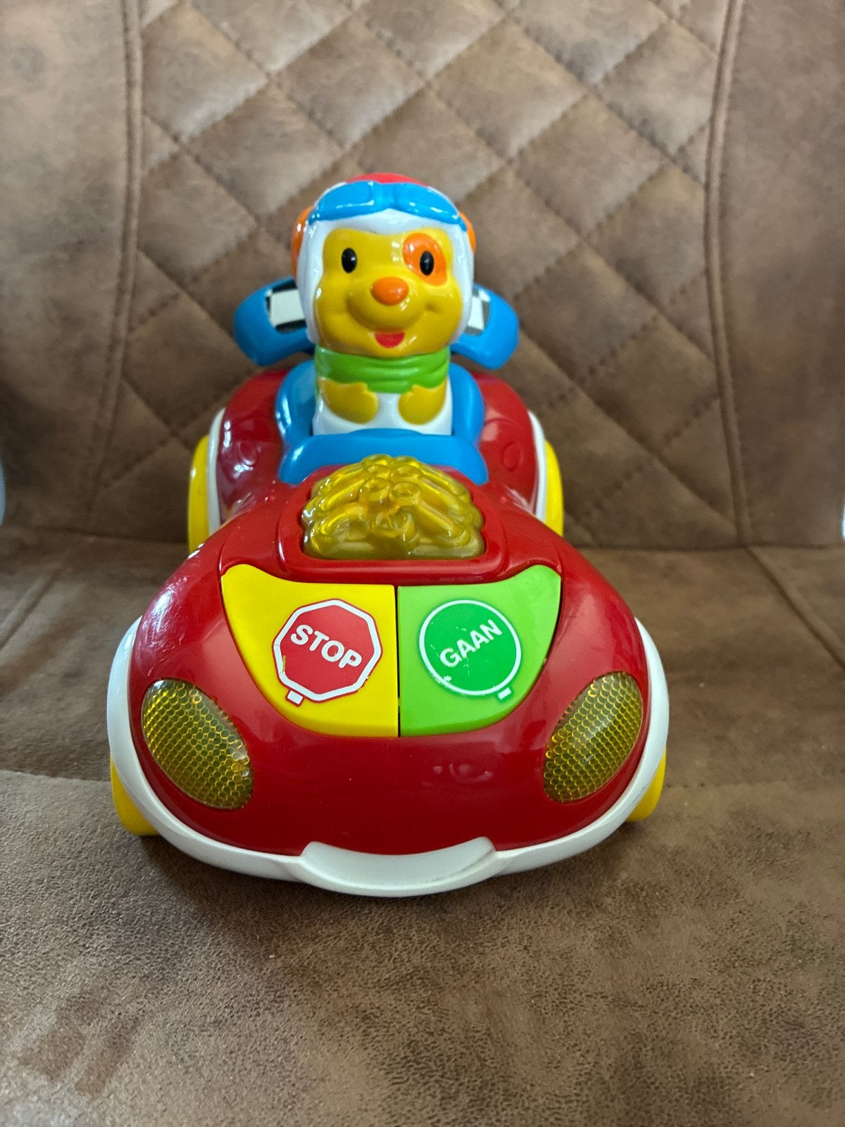 VTech Toet Toet Auto's - Raceauto met hondje, Ophalen of Verzenden, Gebruikt, Auto, Met geluid