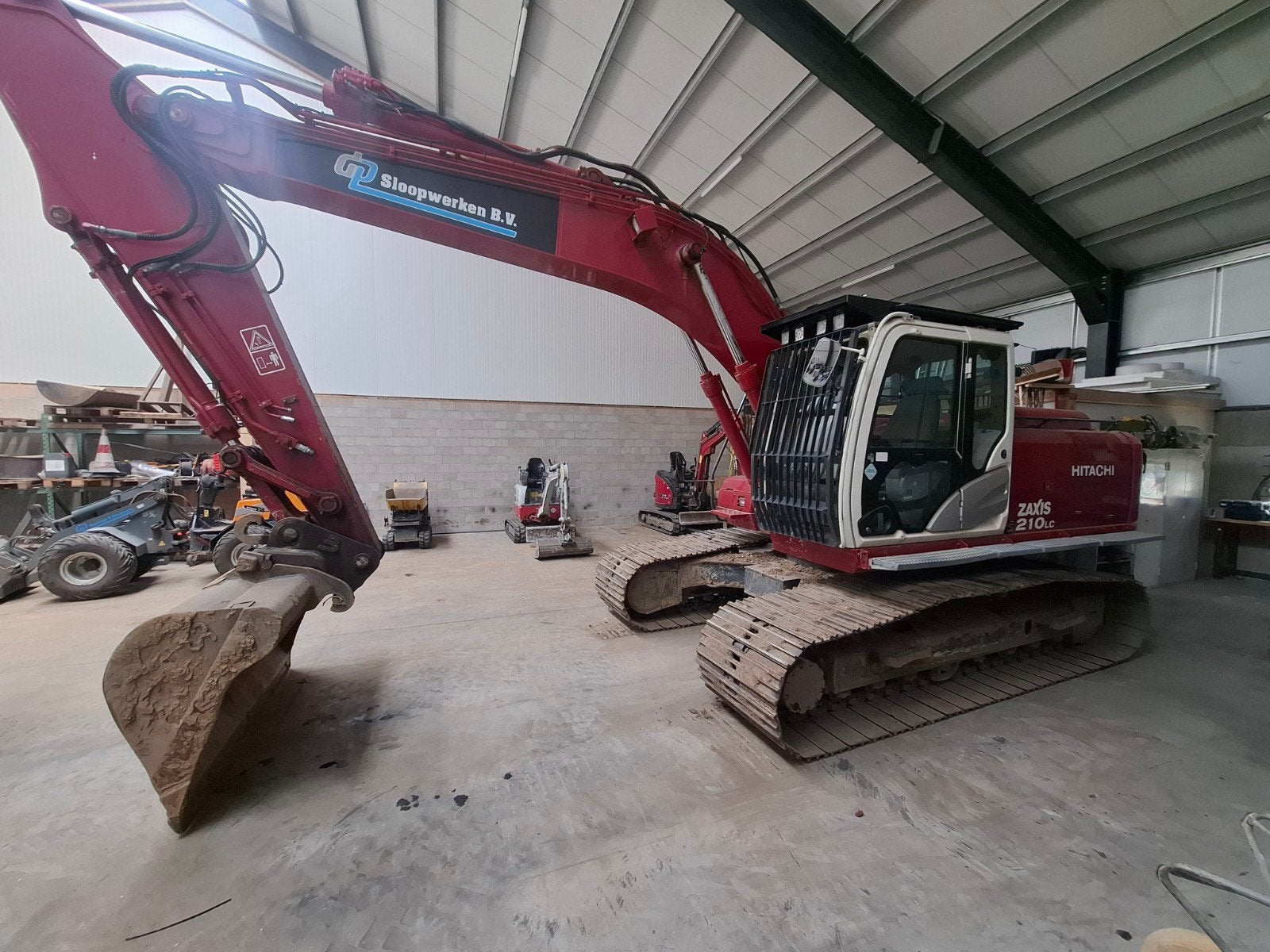 Hitachi ZX210 Graafmachine - Goed Onderhouden, Zakelijke goederen, Ophalen, Graafmachine