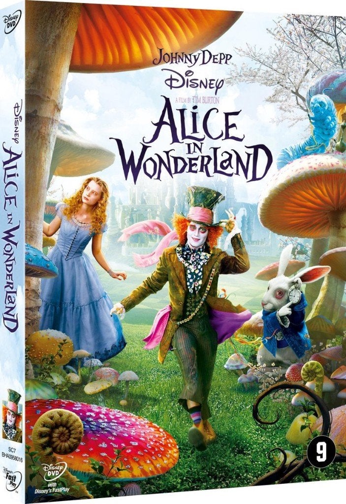 jeugd/familie - Alice in Wonderland - fantasie/avontuur, Alle leeftijden, Ophalen of Verzenden, Gebruikt, Avontuur