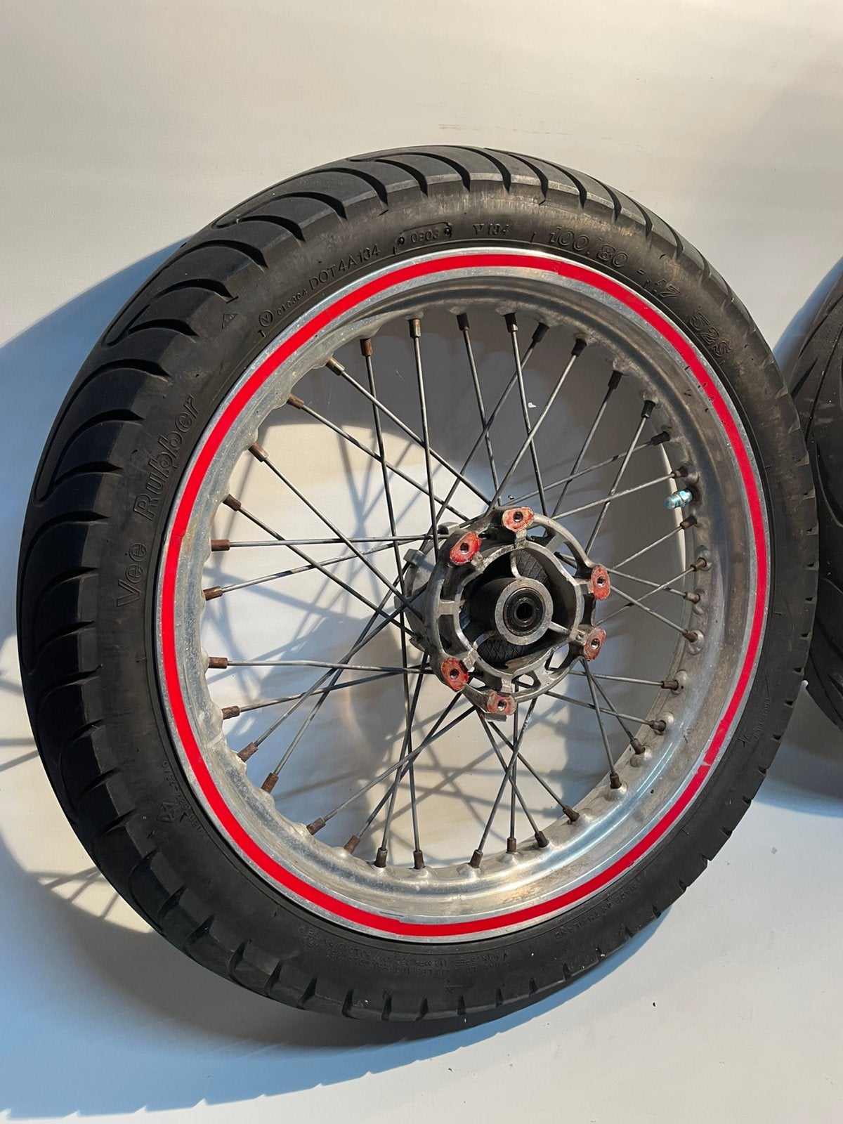 Derbi senda 17 inch set wielen, Gebruikt, Derbi, Derbi, Ophalen of Verzenden