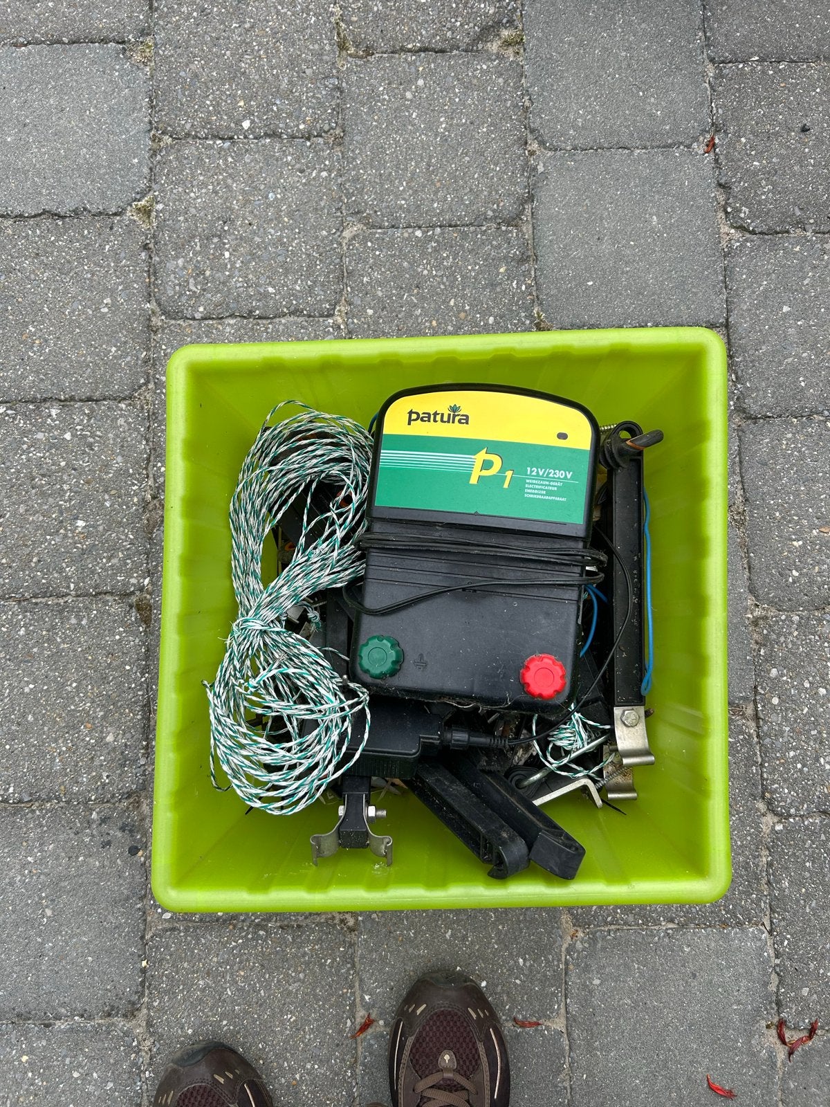 Stroom voor de draad, Ophalen, Zo goed als nieuw, Minder dan 10 meter, Draad