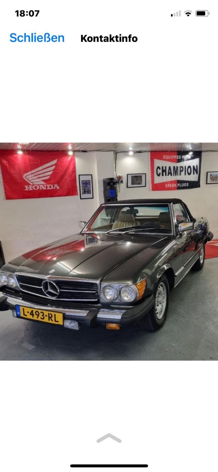 Mercedes-Benz Mercedes sl 380, Auto's, Achterwielaandrijving, 8 cilinders, Cabriolet, Leder