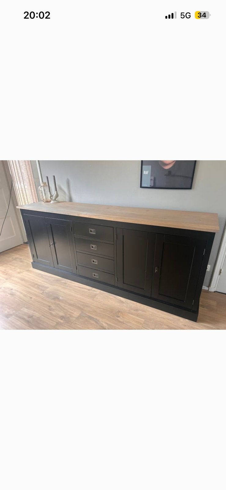 Dressoirkast, Ophalen, Zo goed als nieuw, 25 tot 50 cm, 50 tot 100 cm