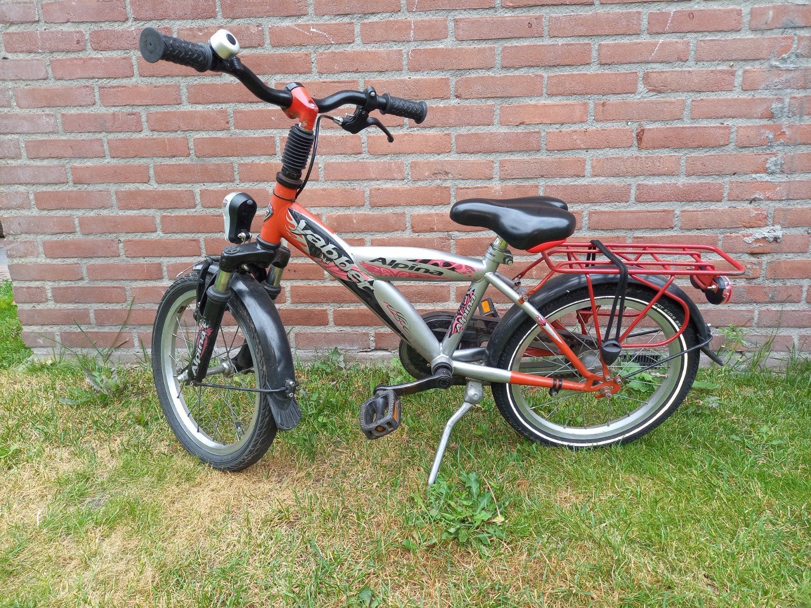Alpina Yabber kinderfiets 16 inch, Fietsen en Brommers, Fietsen | Kinderfietsjes, Ophalen, Velgrem, Alpina, 16 tot 20 inch