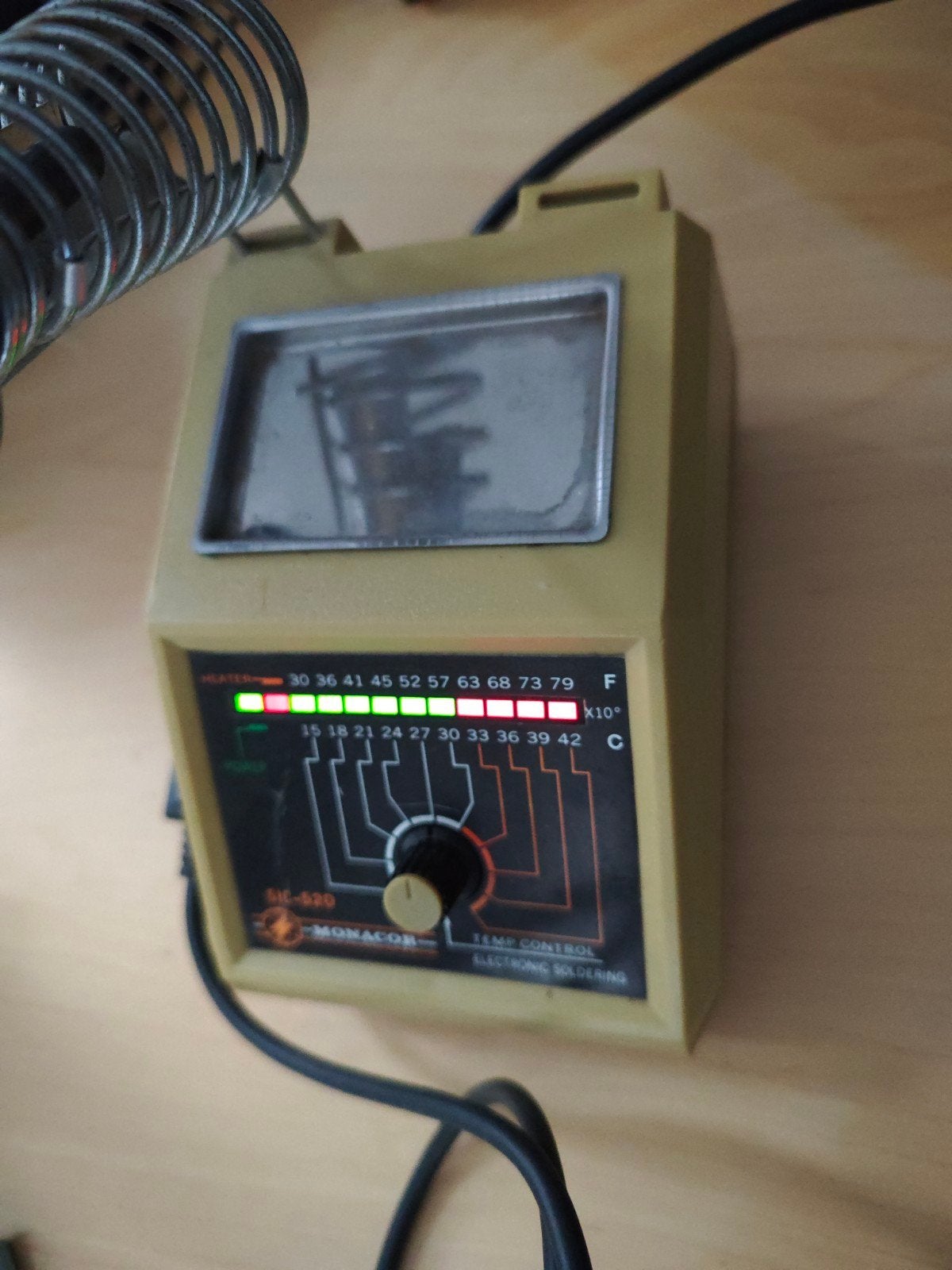 Monacor SIC-520 soldeerstation regelbaar, werkend, Ophalen of Verzenden, Gebruikt, Overige typen, Overige merken