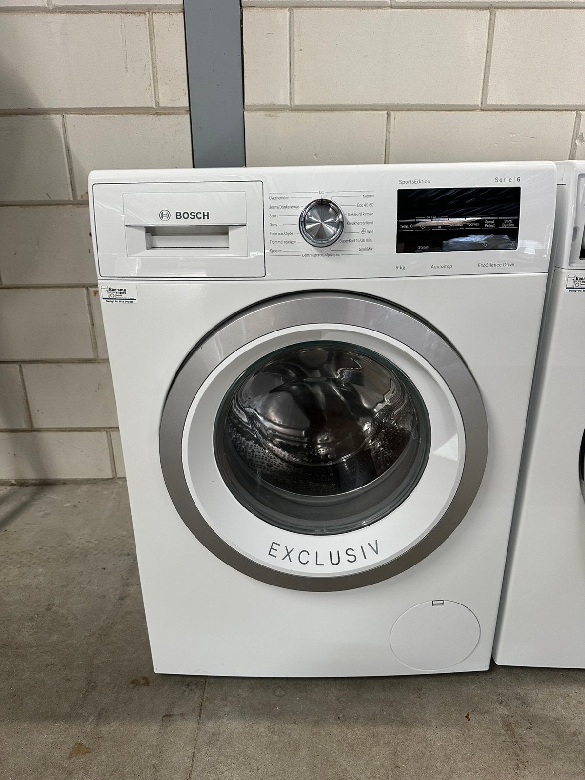 Keurige Bosch serie 6 wasmachine 9Kg Garantie📞🚚✅, 1200 tot 1600 toeren, Minder dan 85 cm, 8 tot 10 kg, Ophalen of Verzenden
