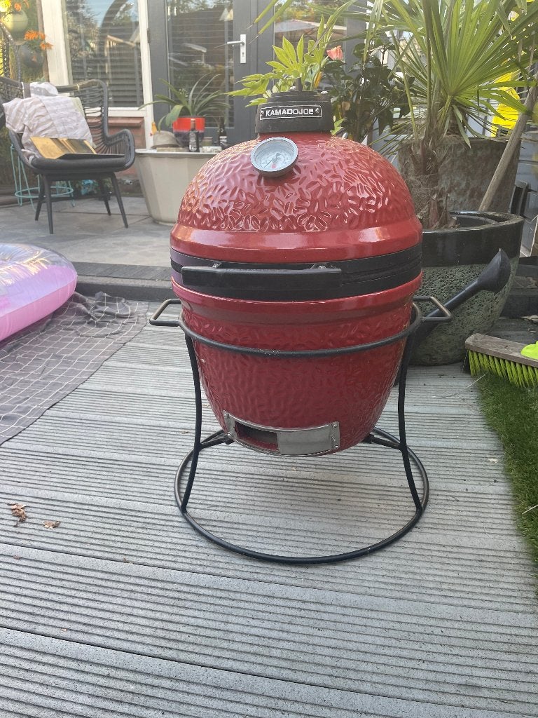 Kamado Joe keramische barbecue JR, Ophalen, Zo goed als nieuw, Kamado