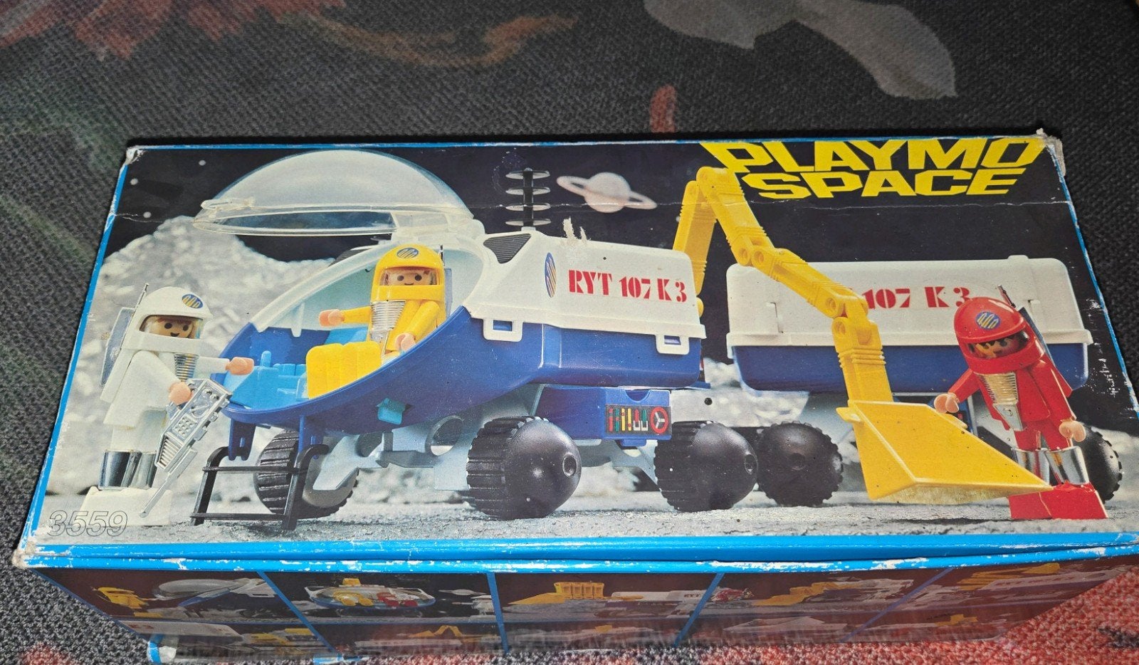 Vintage Playmobil 3559 PlaymoSpace 1982 incl doos, Gebruikt, Complete set, Voertuig, Ophalen of Verzenden
