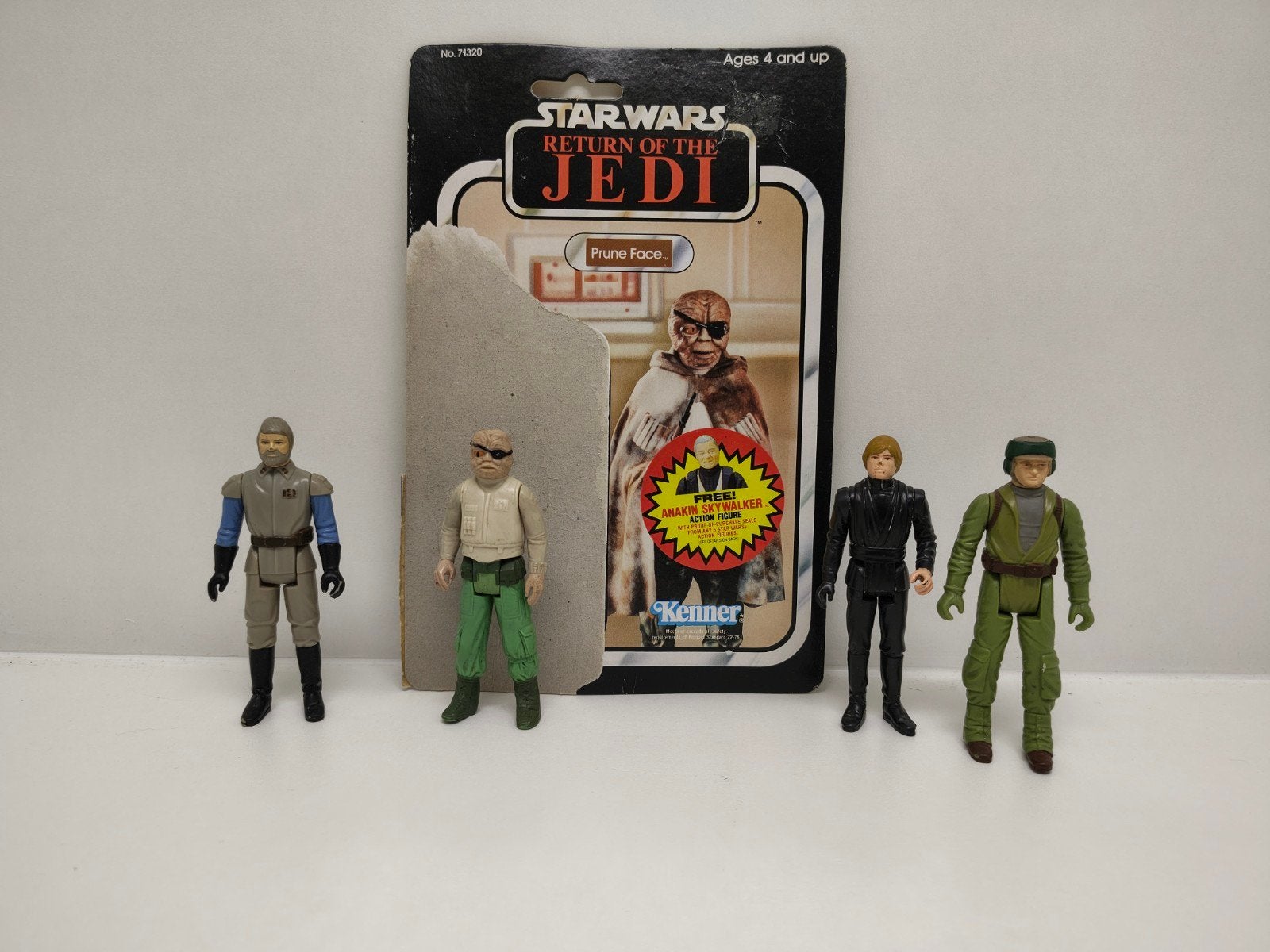 Star Wars poppetjes 4 stuks, Ophalen of Verzenden, Zo goed als nieuw, Actiefiguurtje