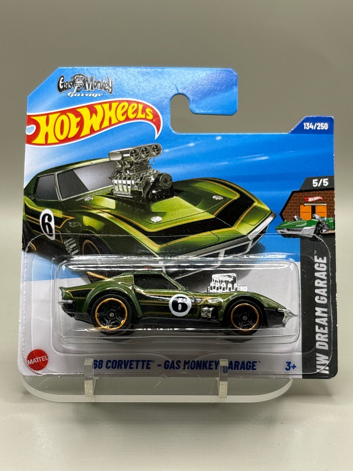 Hot Wheels '68 Corvette - Gas Monkey Garage 2025, Auto, Nieuw, Ophalen of Verzenden, Mattel