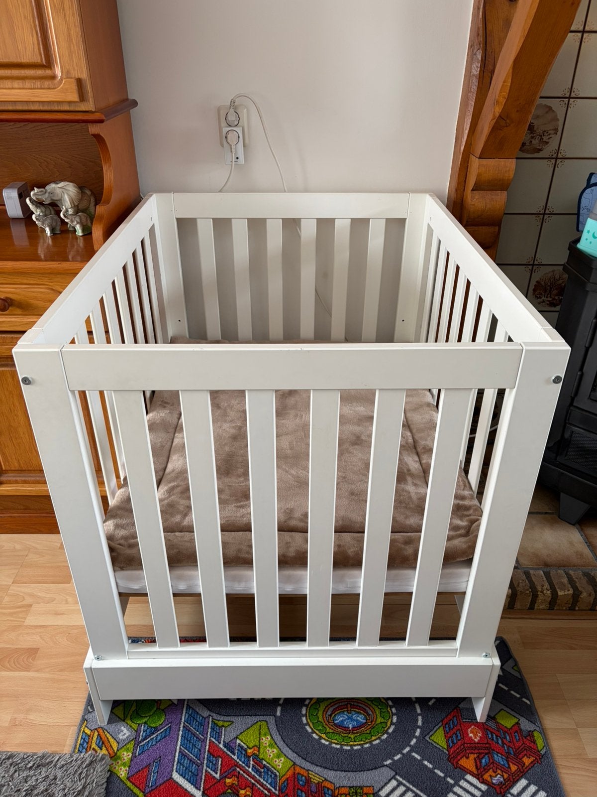 Box jordy, Kinderen en Baby's, Boxen, Gebruikt, Vierkant, In hoogte verstelbaar, Boxkleed, Ophalen