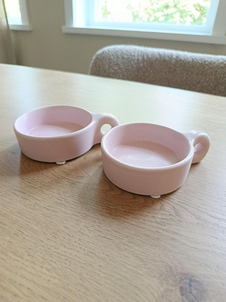 Chubby kaarsenhouder roze 13,5x9,5x3,3cm, Ophalen of Verzenden, Nieuw, Overige materialen, Kandelaar