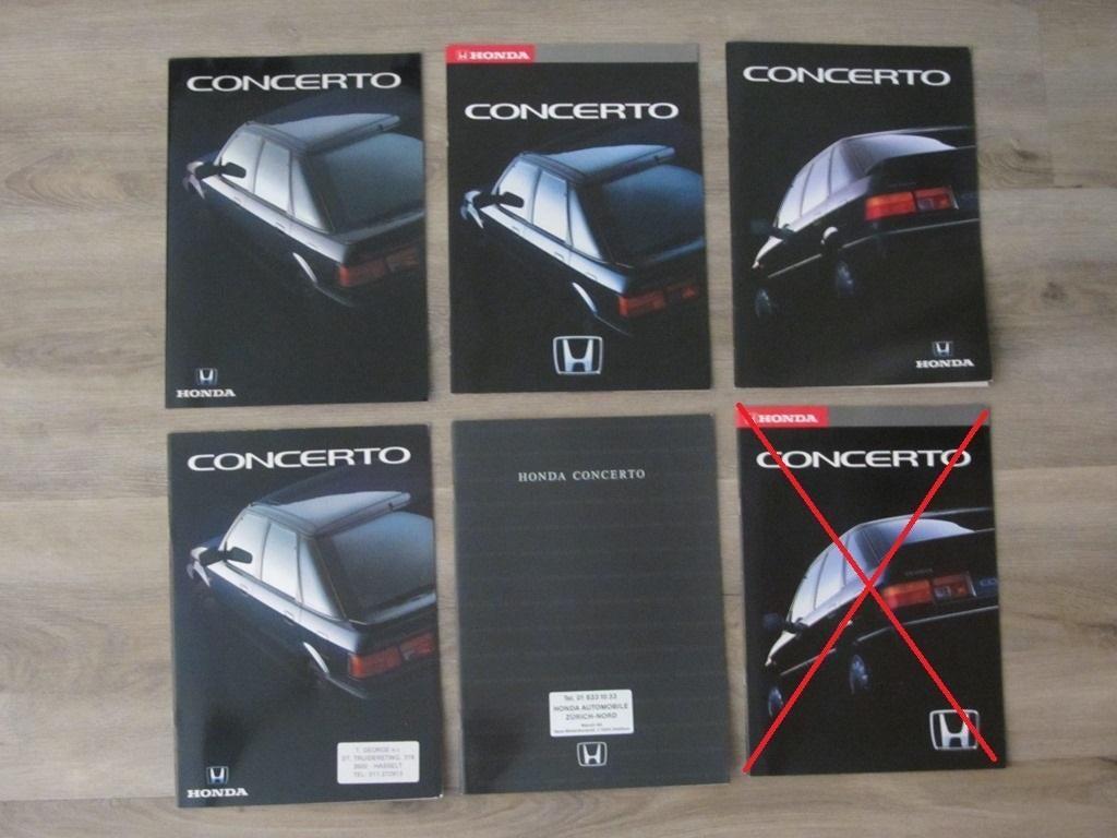 Honda Concerto Folders, Ophalen of Verzenden, Zo goed als nieuw, Honda, Honda