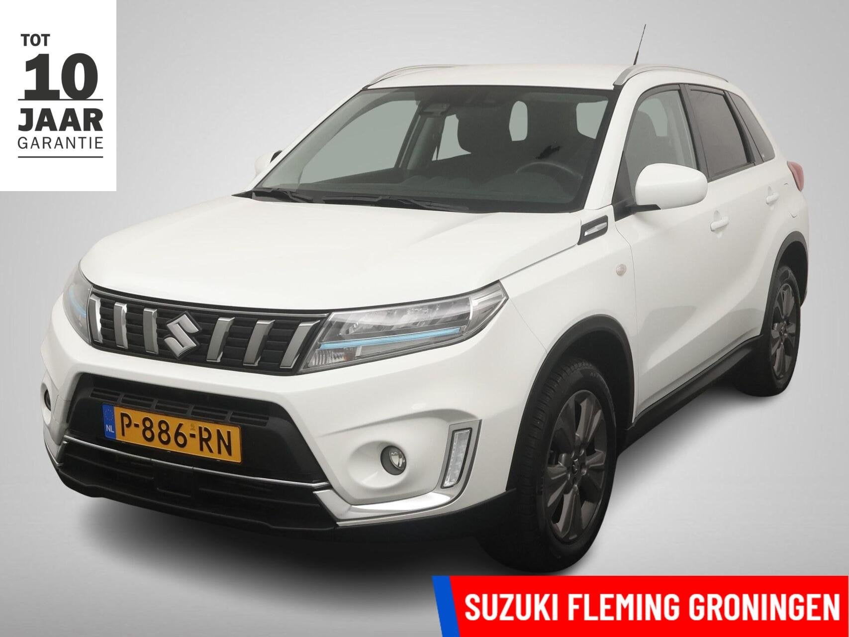 Suzuki Vitara 1.4 Boosterjet Select Smart Hybrid AllGrip 4x4, Auto's, Stof, Gebruikt, 4 cilinders, Wit