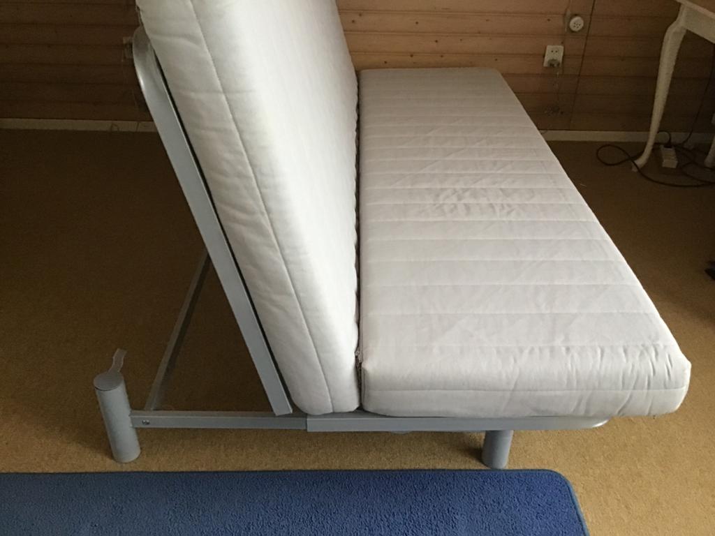 Ikea slaapbank met stevig matras 140x200 cm, Ophalen, Tweepersoons, 200 cm, 140 cm