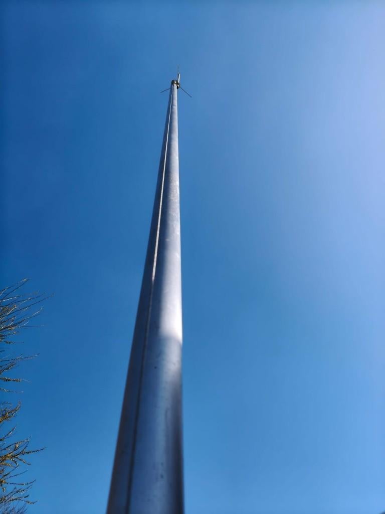 Nieuwe schuifmast 2x6 rond aluminium, Telecommunicatie, Antennes en Masten, Ophalen, Nieuw, Mast