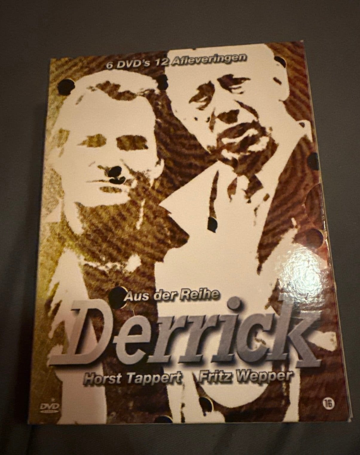 Derrick - De Koning van de Krimi (6 DVD's, 12 Afleveringen), Cd's en Dvd's, Gebruikt, Vanaf 16 jaar, Misdaad, Nederlands