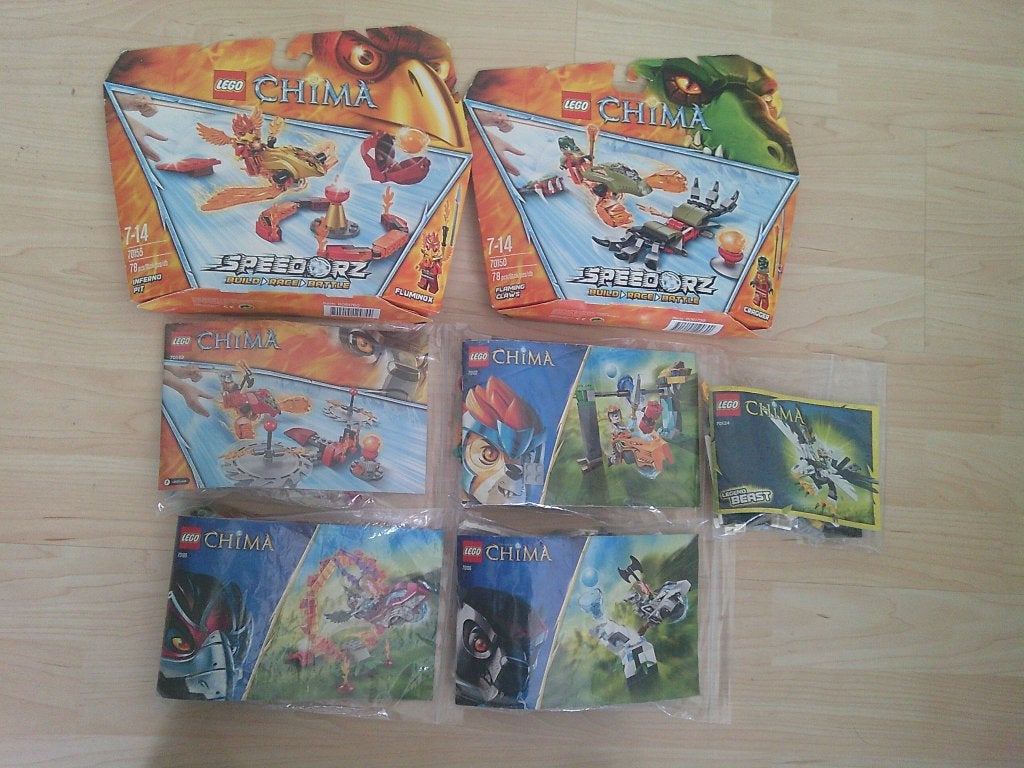 Lego Chima 7 sets, Verzenden, Lego, Zo goed als nieuw, Compleet