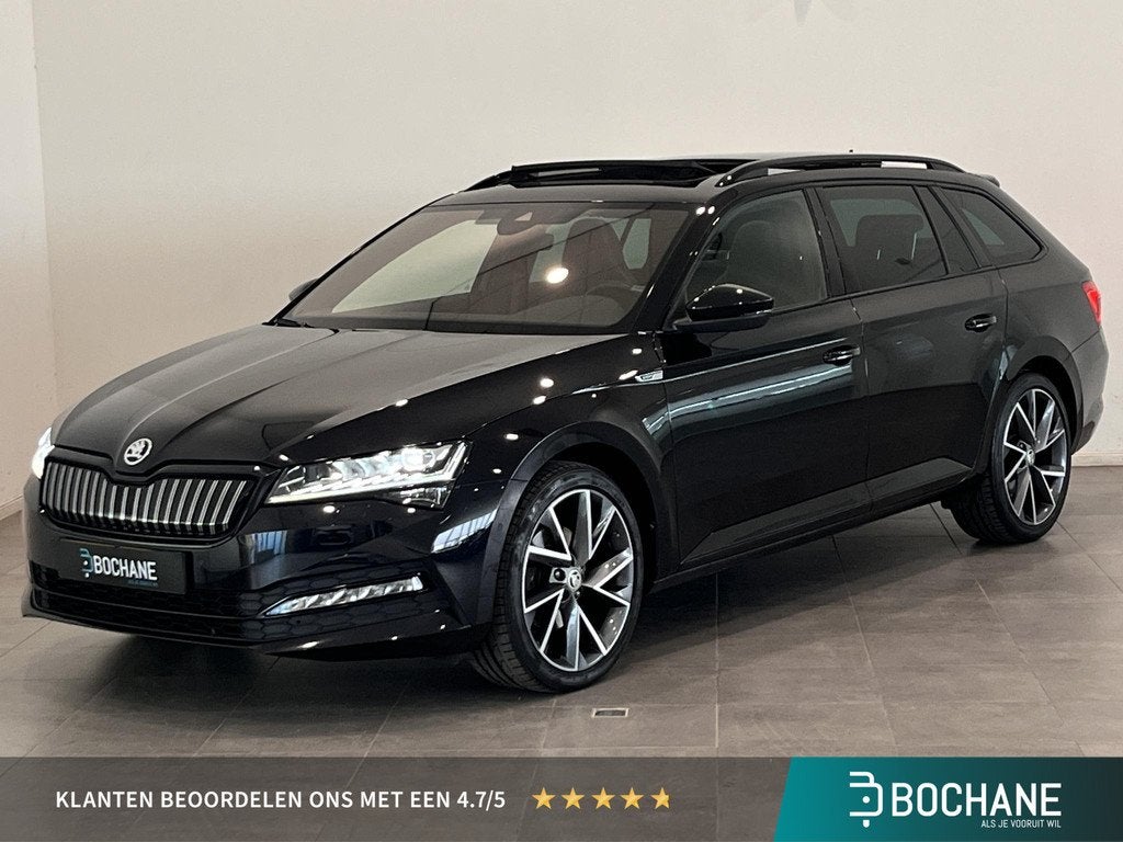 Skoda Superb Combi 1.4 TSI iV Sportline Business | 94,4 SOH, Auto's, Skoda, Gebruikt, 4 cilinders, Met garantie (alle), Alcantara