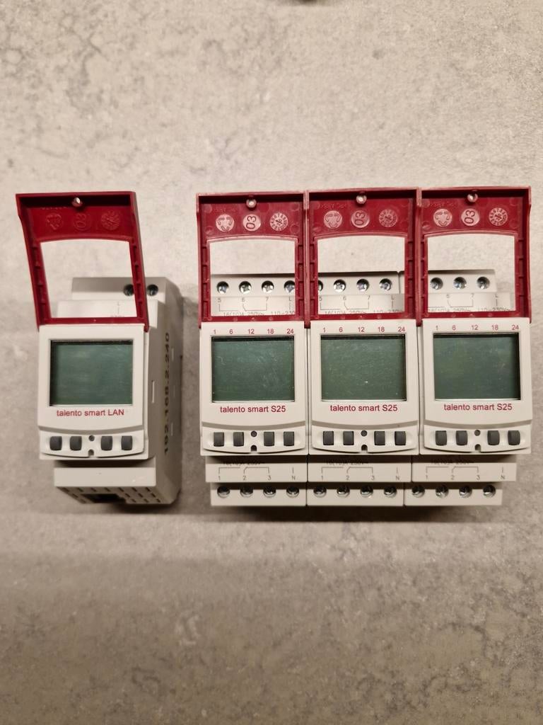 Grasslin LAN module met 3 talento smart S25 modules, Doe-het-zelf en Verbouw, Elektra en Kabels, Ophalen of Verzenden, Gebruikt
