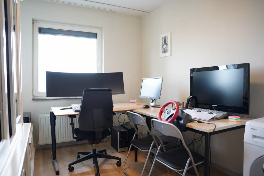 Bijzettafel voor bij bureau, Ophalen