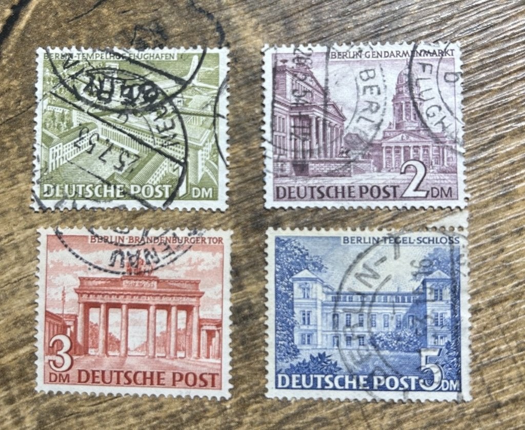 Postzegels Duitsland  Deutsche post 1949, Ophalen of Verzenden, Overige periodes, Gestempeld