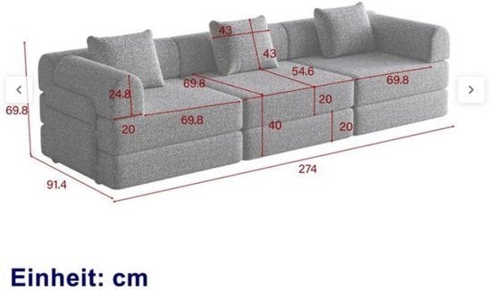 Chenille Slaapbank – Bedbank – Slaapbank Versteld – Sofa, Corvance B.V., Verzenden, Nieuw, Corvancebol@gmail.com