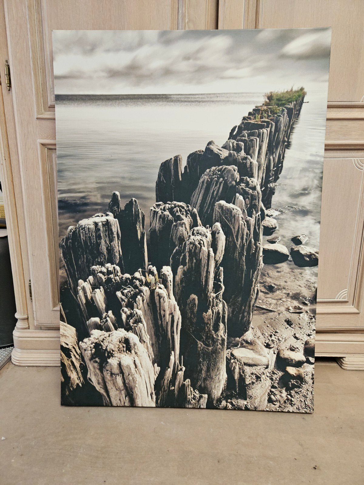 Canvas Fotoprint 70x100cm - Maritiem Landschap, Ophalen