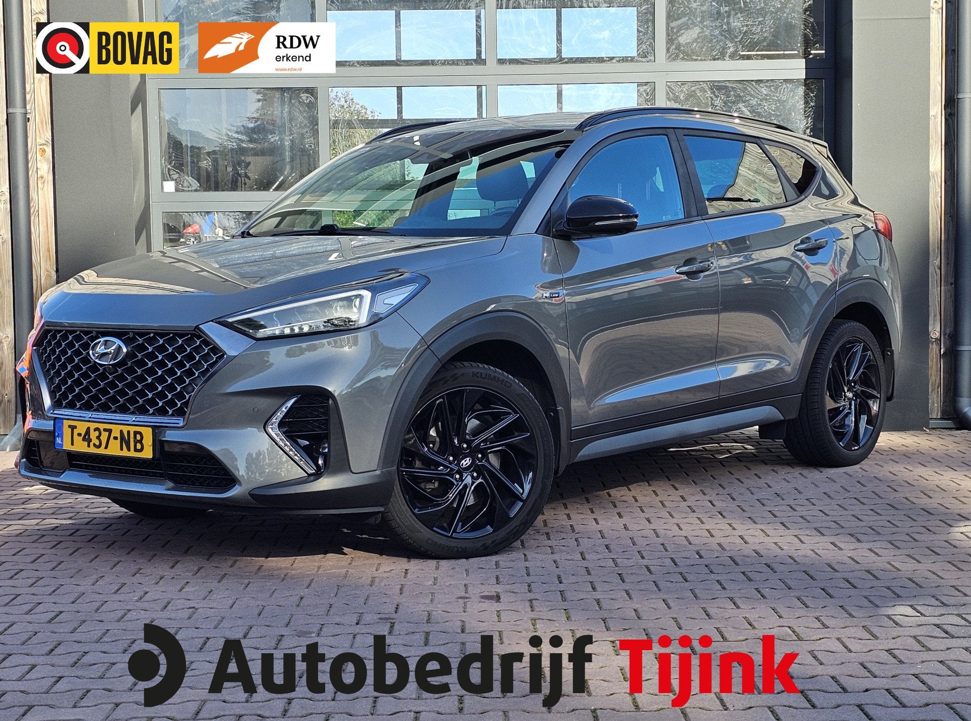 Hyundai Tucson 1.6 T-GDI 4WD Premium N-Line | Automaat | LED, Auto's, Automaat, Gebruikt, 4 cilinders, Met garantie (alle)