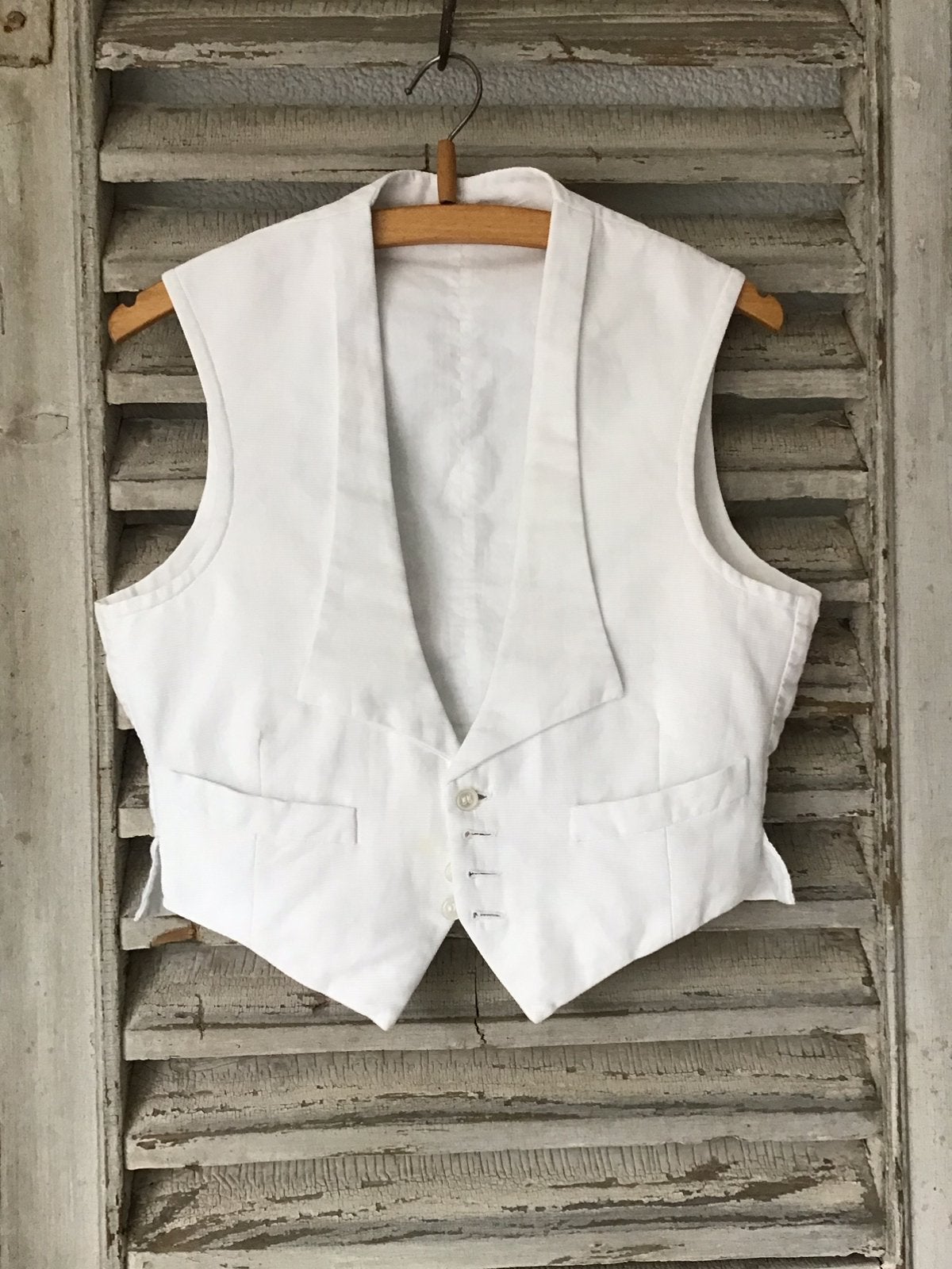 Oud Gilet/Gilet/Hesje/wit Gilet, Ophalen of Verzenden