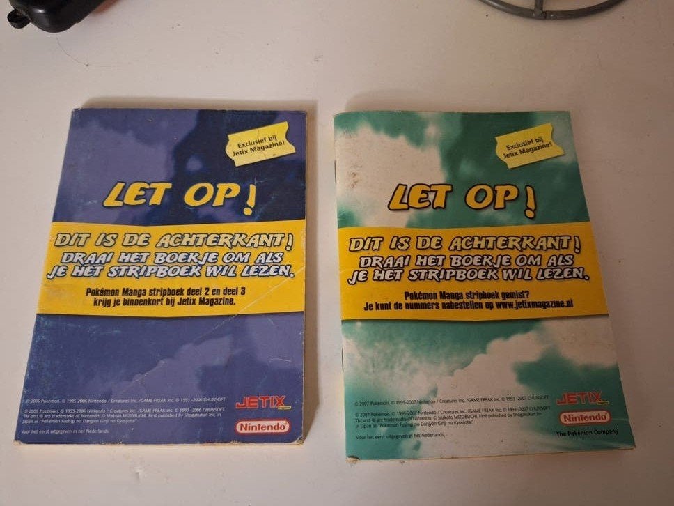Pokémon Mystery Dungeon Manga Stripboek Deel 1 & 3, Meerdere stripboeken, Ophalen of Verzenden, Gelezen, Makoto Mizobuchi