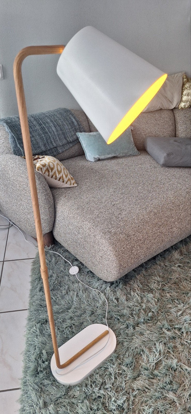 Lucide Cona stalamp/leeslamp zgan, Ophalen, Zo goed als nieuw