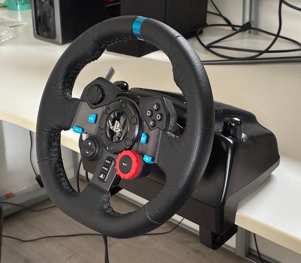 Logitech G29 Racestuur met Pendalen, Ophalen, 1 speler, Racen en Vliegen, Zo goed als nieuw