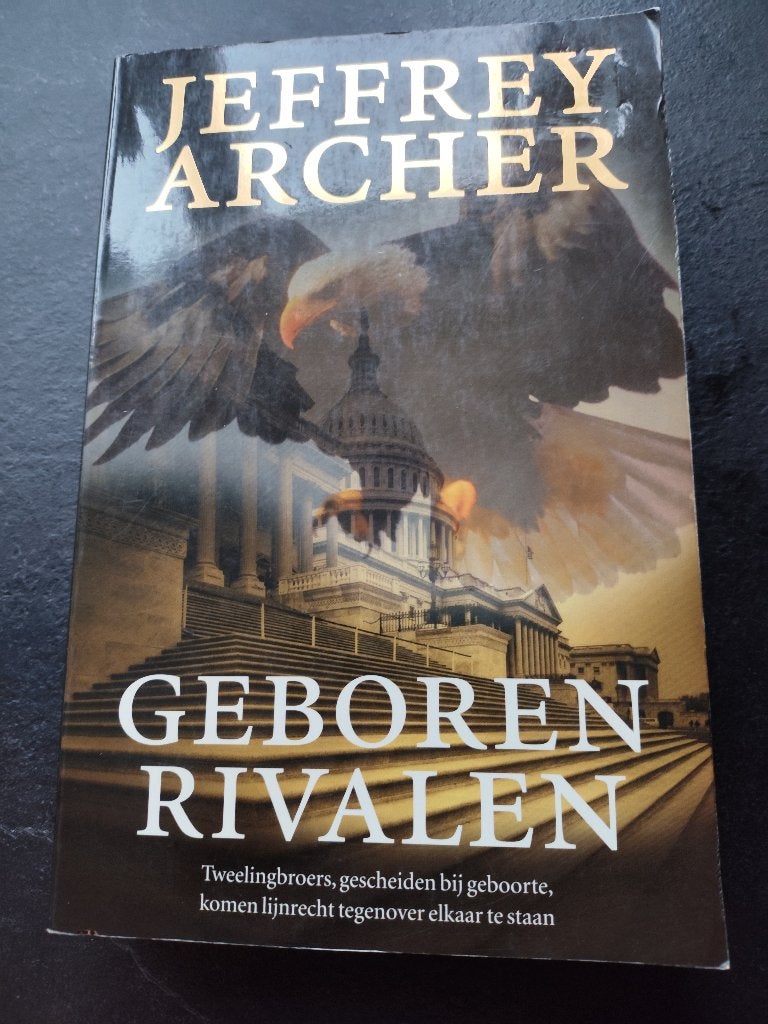 Jeffrey Archer Geboren Rivalen in nette staat, Ophalen of Verzenden, Zo goed als nieuw