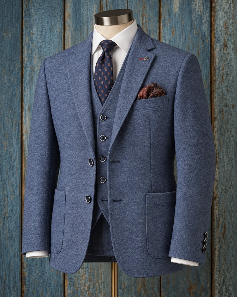 Racing Club Maxli blazer + gilet – Tailored Fit – maat XS/S, Kleding | Heren, Racing Club Maxli, Blauw, Ophalen of Verzenden, Zo goed als nieuw