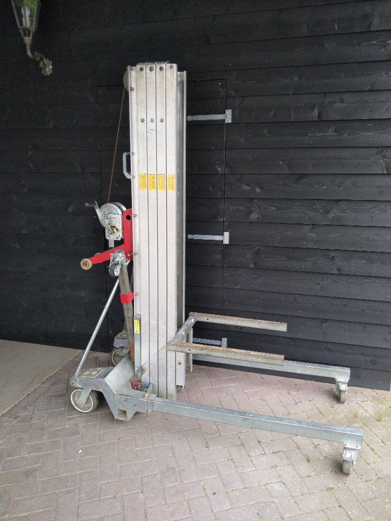 14 x kanaallift montagelift materiaallift + hoogwerker, Doe-het-zelf en Verbouw, Ophalen, Gebruikt, Handmatig