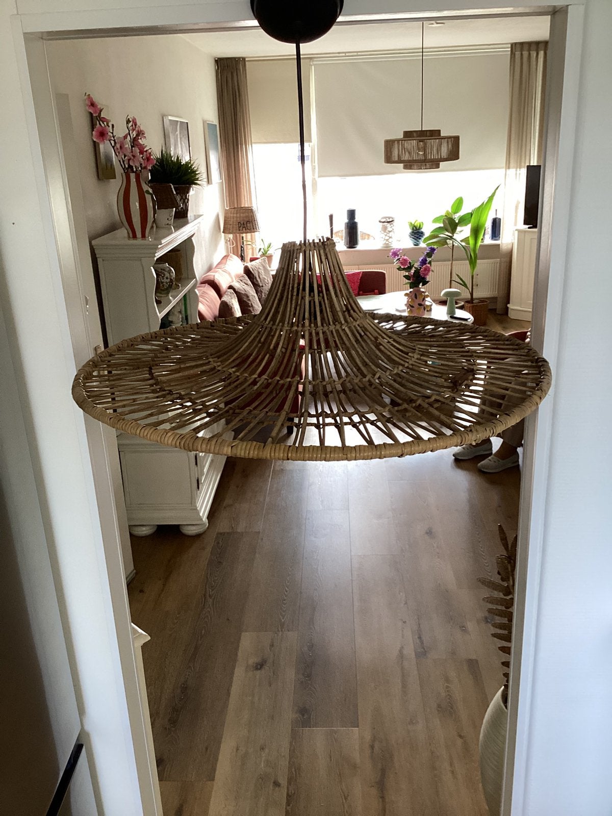 Riviera maison Hanglamp 75 cm doorsnede, Ophalen of Verzenden, Zo goed als nieuw