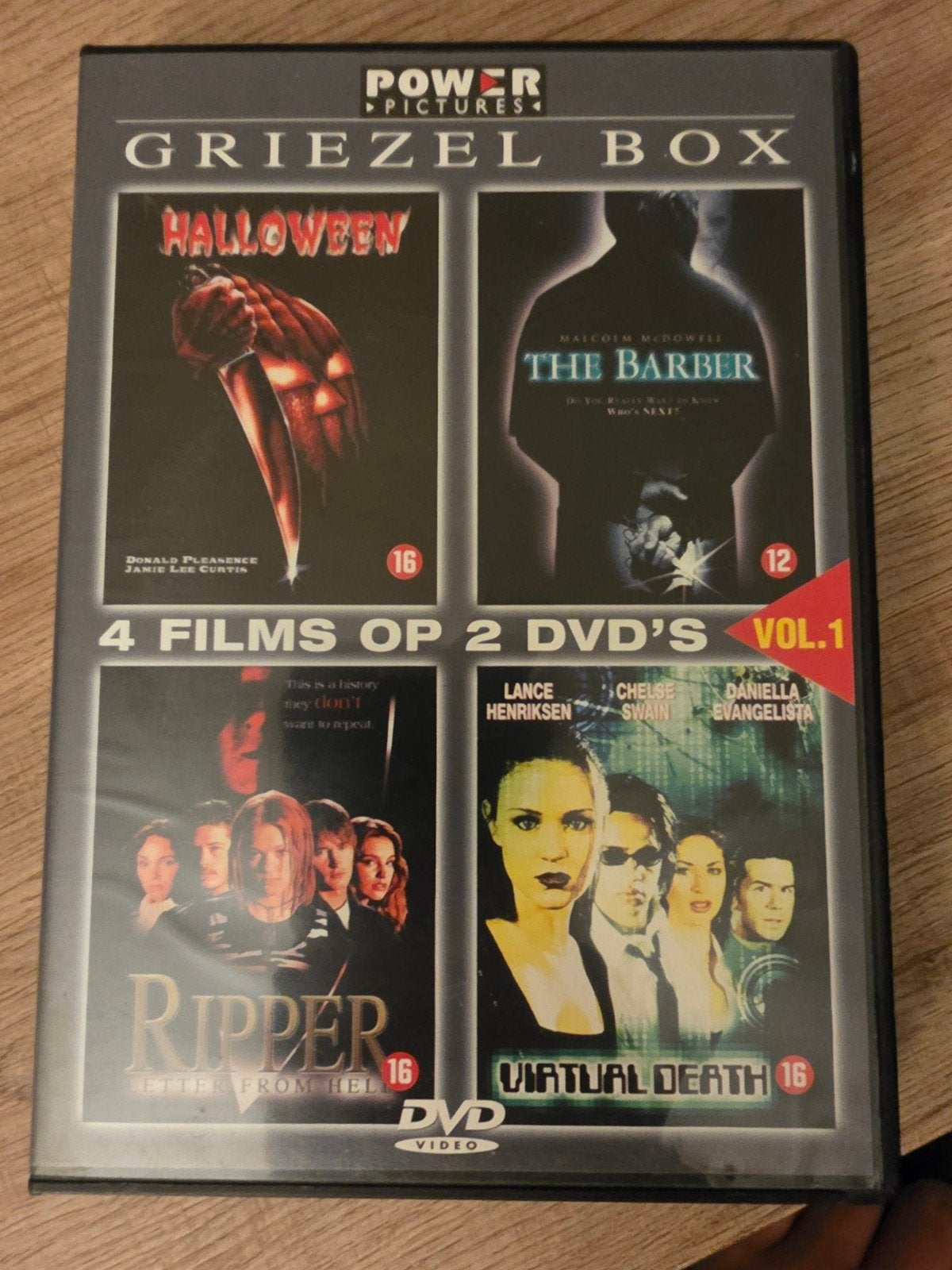 Griezel box 4 films, Alle leeftijden, Ophalen of Verzenden, Zo goed als nieuw, Overige genres