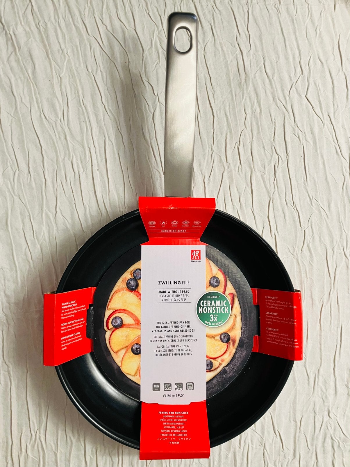 ZWILLING Koekenpan 24cm Diameter, PFAS-vrij,  NIEUW, Huis en Inrichting, Koekenpan, Nieuw, Ophalen of Verzenden, Geschikt voor inductie