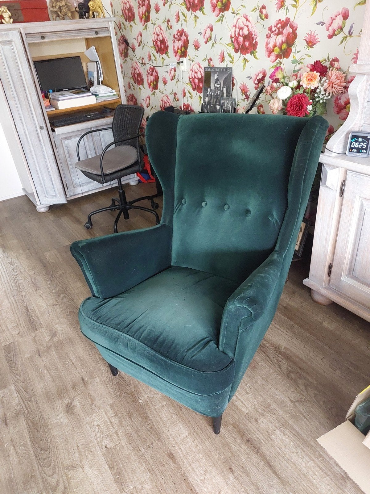 Groene IKEA stoel gebruikt, Ophalen, Gebruikt, 75 tot 100 cm, Stof