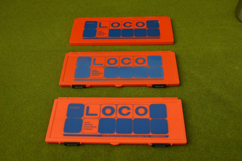 3 Mini Loco dozen met 12 stenen, 4 - 8 jaar, 5 euro per doos, Ophalen of Verzenden, Gebruikt, Puzzelen