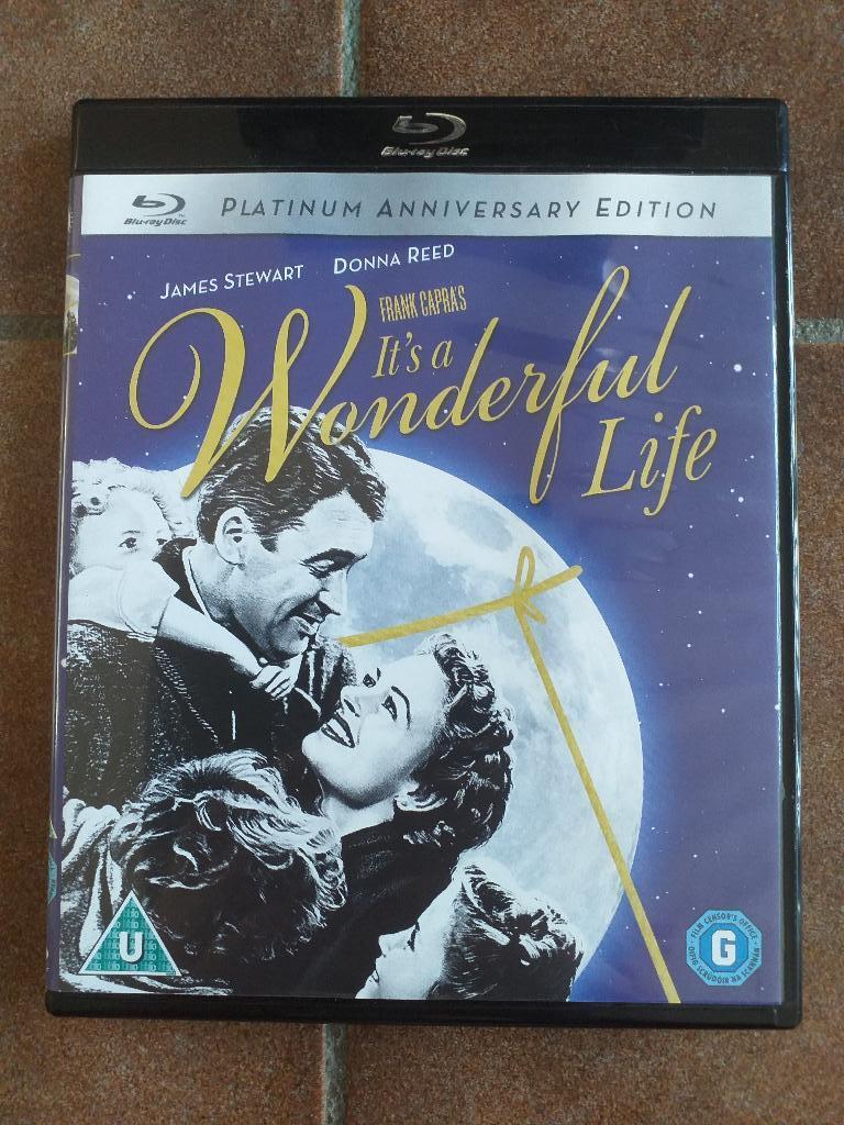 It's A Wonderful Life Bluray, Ophalen of Verzenden, Zo goed als nieuw, Klassiekers