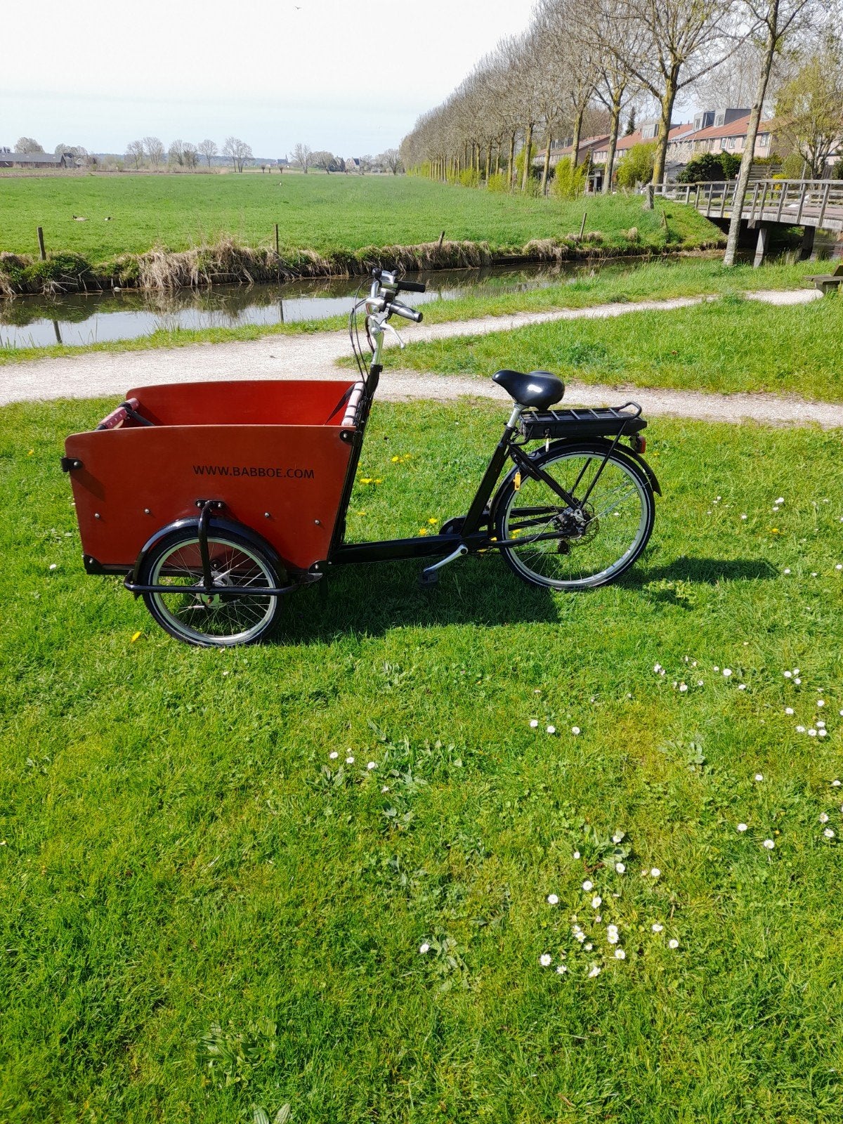Elektrische babboe bakfiets 7ver, Fietsen en Brommers, Fietsen | Bakfietsen, Zo goed als nieuw, 4 kinderen of meer, Ophalen