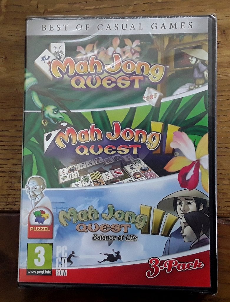 Mahjong quest - 3-pack - nieuw in folie, 1 speler, Ophalen of Verzenden, Nieuw, Vanaf 3 jaar