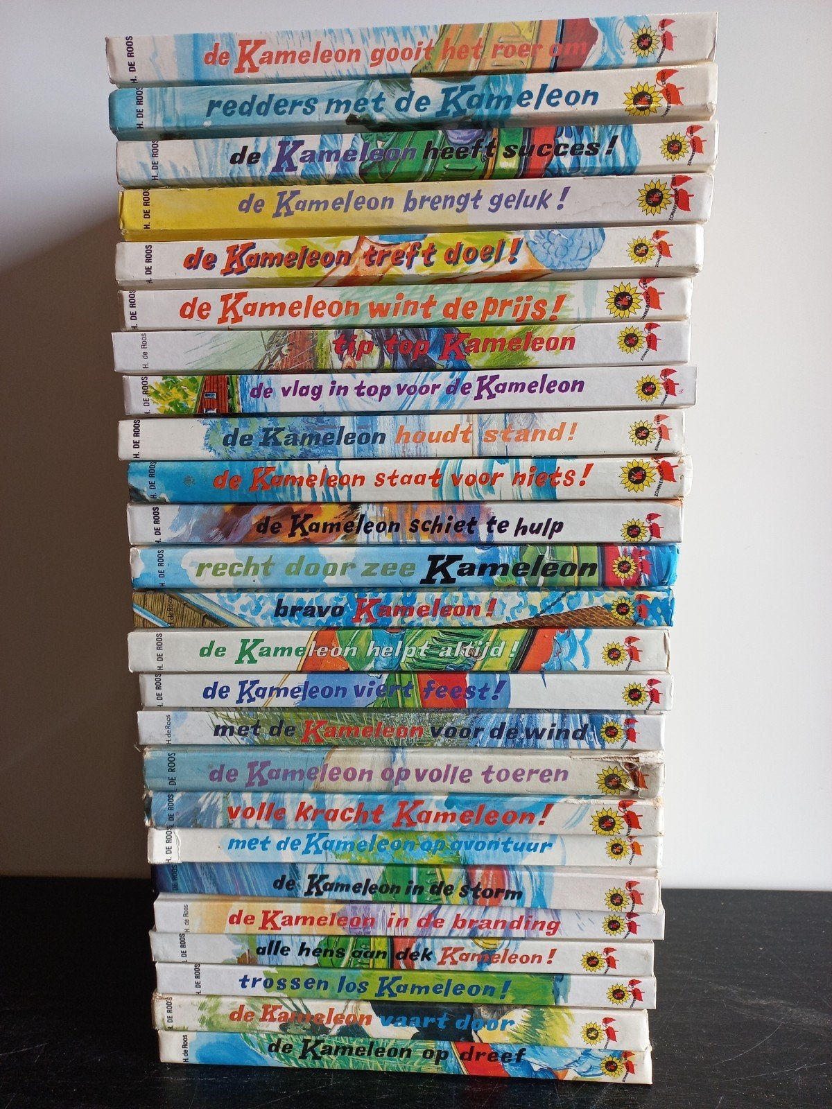 25 Kameleon boeken -  H. de Roos, Ophalen of Verzenden, Gelezen, H. de Roos, Fictie algemeen