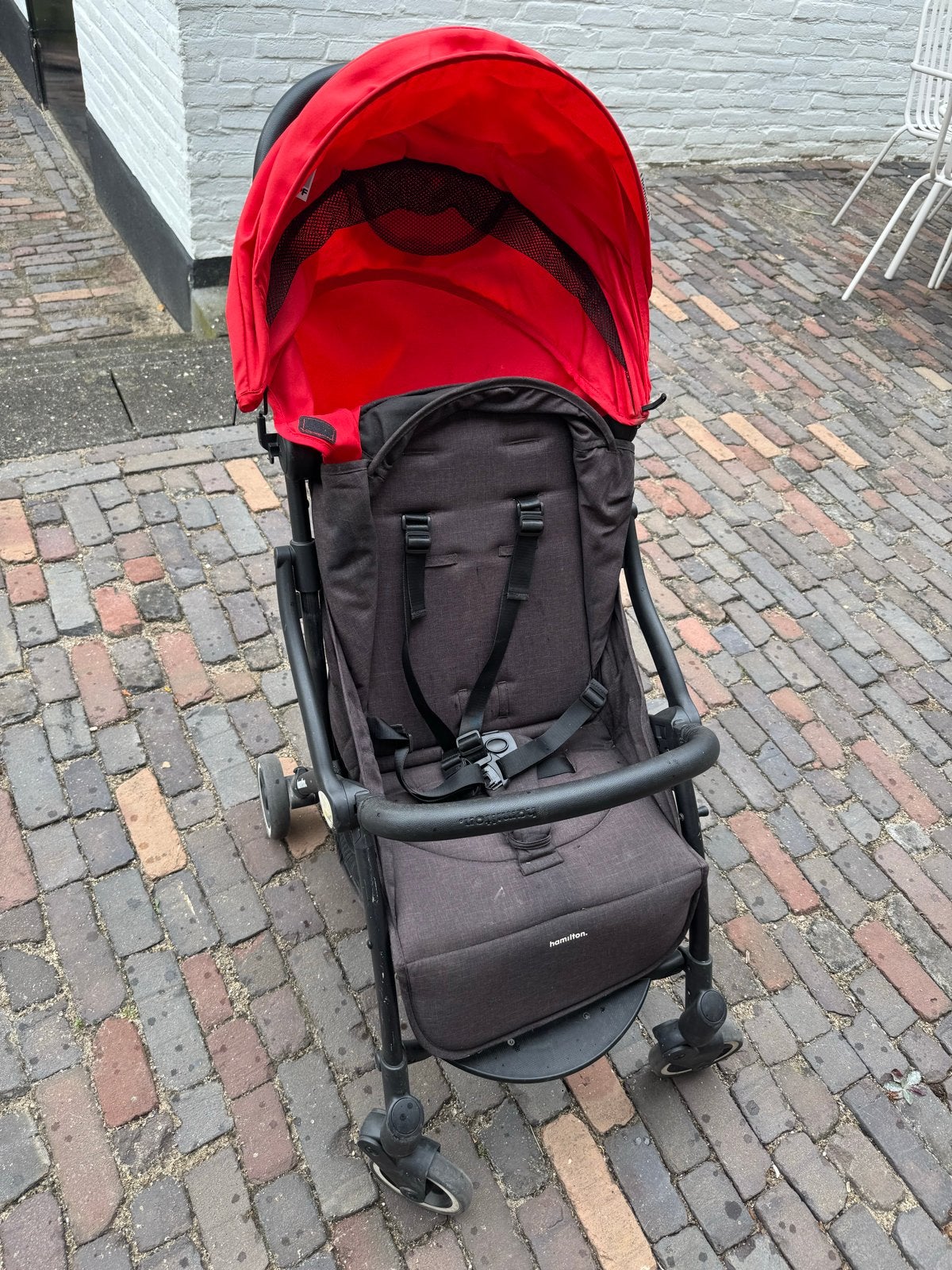 Hamilton buggy met zonnekap, Ophalen, Gebruikt, Overige merken, Verstelbare rugleuning