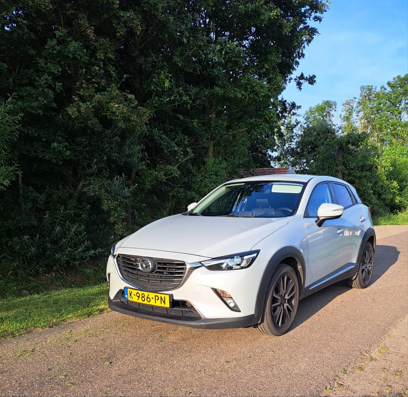 Mazda CX-3 2.0 Skyactiv-g 88KW 2016 Wit, Auto's, Mazda, Voorwielaandrijving, 1998 cc, Zwart, 4 cilinders